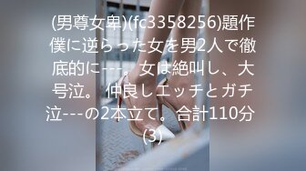 (男尊女卑)(fc3358256)題作僕に逆らった女を男2人で徹底的に---。女は絶叫し、大号泣。 仲良しエッチとガチ泣---の2本立て。合計110分 (3)