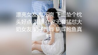 漂亮女友 爽不爽 下面垫个枕头好点 混蛋 在家无套猛怼大奶女友 奶子哗哗 蝴蝶鲍鱼真肥