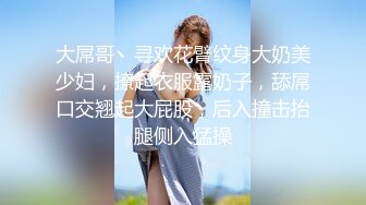 大屌哥丶寻欢花臂纹身大奶美少妇，撩起衣服露奶子，舔屌口交翘起大屁股，后入撞击抬腿侧入猛操