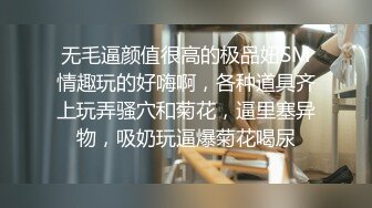 无毛逼颜值很高的极品妞SM情趣玩的好嗨啊，各种道具齐上玩弄骚穴和菊花，逼里塞异物，吸奶玩逼爆菊花喝尿