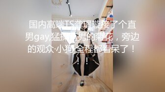 国内高端TS龚璟璇接了个直男gay,猛操直男的菊花，旁边的观众·小狗·全程都看呆了！！！