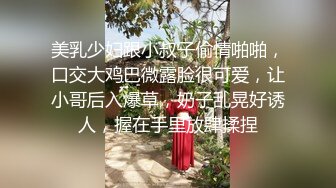 美乳少妇跟小叔子偷情啪啪，口交大鸡巴微露脸很可爱，让小哥后入爆草，奶子乱晃好诱人，握在手里放肆揉捏