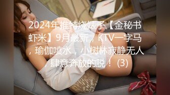 2024年推特烧婊子【金秘书虾米】9月最新，KTV一字马，瑜伽喷水，小树林寂静无人，肆意奔放的脱！ (3)