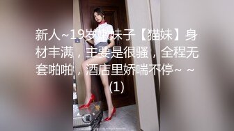 新人~19岁嫩妹子【猫妹】身材丰满，主要是很骚，全程无套啪啪，酒店里娇喘不停~ ~ (1)