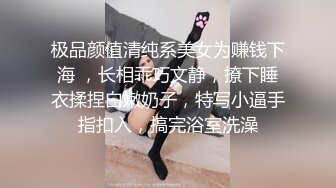 极品颜值清纯系美女为赚钱下海 ，长相乖巧文静，撩下睡衣揉捏白嫩奶子，特写小逼手指扣入，搞完浴室洗澡