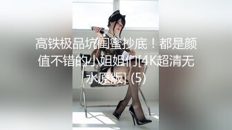 高铁极品坑闺蜜抄底！都是颜值不错的小姐姐们[4K超清无水原版] (5)