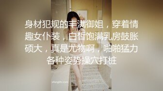 身材犯规的丰满御姐，穿着情趣女仆装，白皙饱满乳房鼓胀硕大，真是尤物啊，啪啪猛力各种姿势操穴打桩