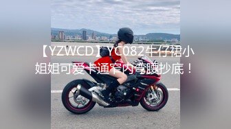 【YZWCD】YC082牛仔裙小姐姐可爱卡通窄内弯腰抄底！