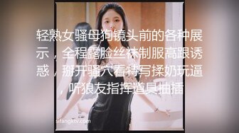 轻熟女骚母狗镜头前的各种展示，全程露脸丝袜制服高跟诱惑，掰开骚穴看特写揉奶玩逼，听狼友指挥道具抽插