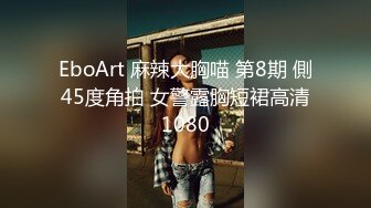 EboArt 麻辣大胸喵 第8期 側45度角拍 女警露胸短裙高清1080