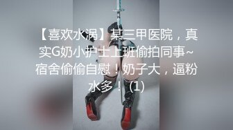 【喜欢水涡】某三甲医院，真实G奶小护士上班偷拍同事~宿舍偷偷自慰！奶子大，逼粉水多！ (1)