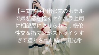 【中文字幕】出张先のホテルで嫌悪感を抱くセクハラ上司に相部屋にさせられて…絶伦性交＆指マンがストライクすぎて堕とされた私 百田光希