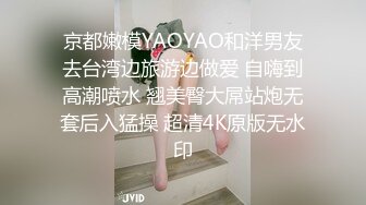 京都嫩模YAOYAO和洋男友去台湾边旅游边做爱 自嗨到高潮喷水 翘美臀大屌站炮无套后入猛操 超清4K原版无水印