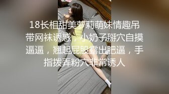 18长相甜美萝莉萌妹情趣吊带网袜诱惑，小奶子掰穴自摸逼逼，翘起屁股露出肥逼，手指拨弄粉穴非常诱人